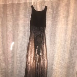 Ombré long ball gown.